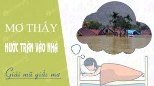 Chiêm bao thấy nước tràn vào nhà: Điềm báo giấc mơ chi tiết