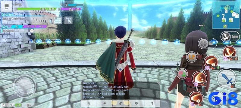 Game Sword Art Online: Integral Factor mang đến cho người chơi các hình ảnh đẹp mắt