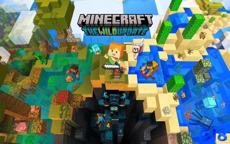 Game Minecraft với đa dạng chế độ chơi, bản đồ khác nhau để người chơi trải nghiệm